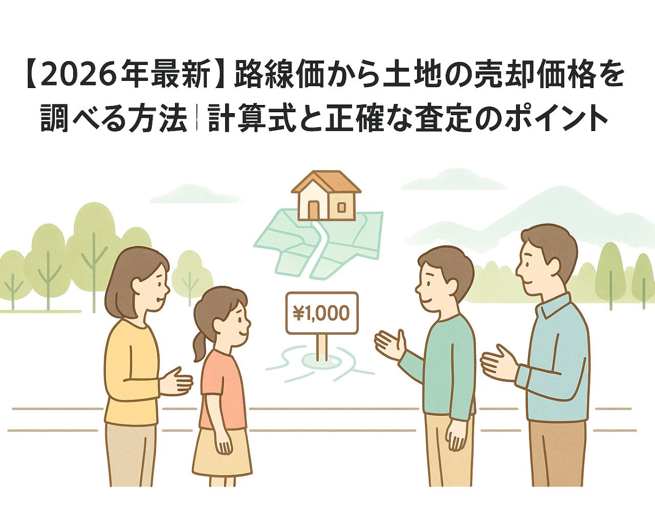 【2026年最新】路線価から土地の売却価格を調べる方法｜計算式と正確な査定のポイント  の画像