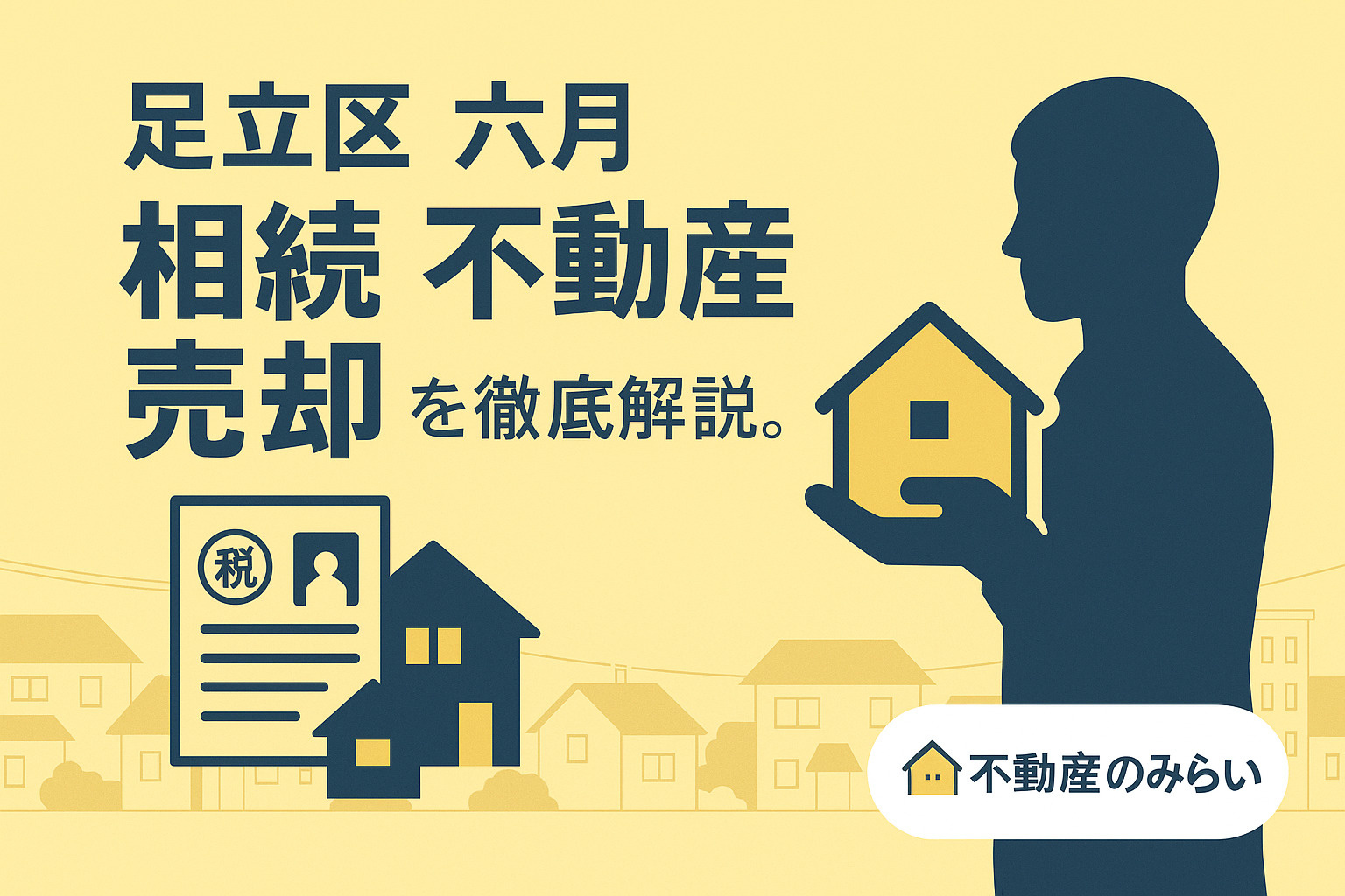 **【足立区・六月／東六月町】相続した家をどうする？  築古でも“そのまま売れる”不動産売却ガイド｜負担を減らす最適ルート**の画像