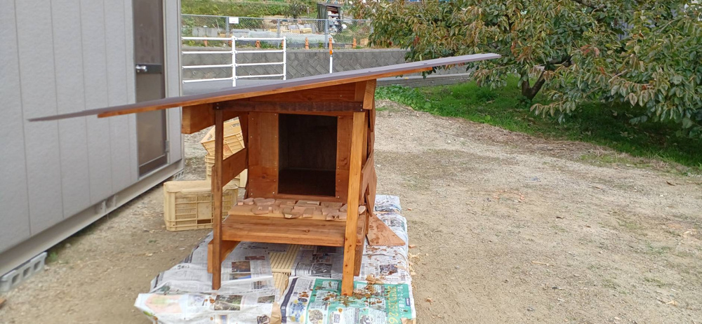犬小屋DIYの画像