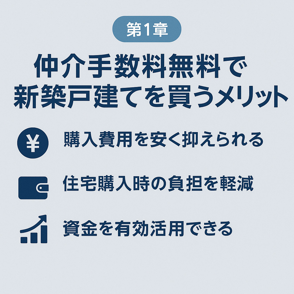 仲介手数料無料の仕組み解説｜新築戸建て購入で100万円以上節約する方法