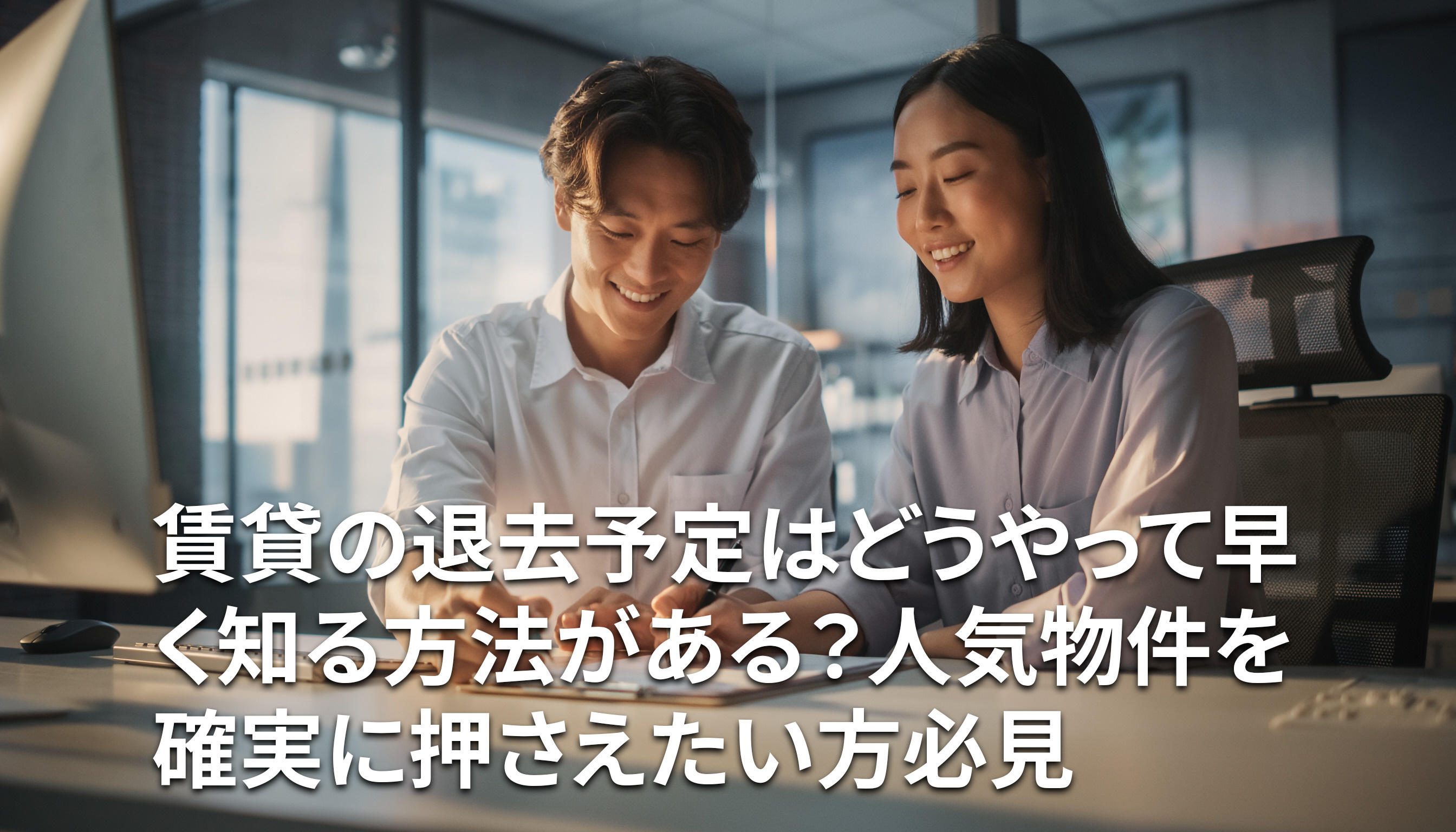 賃貸の退去予定はどうやって早く知る方法がある？人気物件を確実に押さえたい方必見の画像
