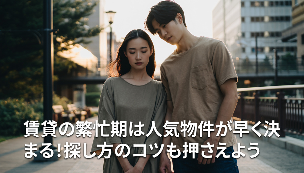 賃貸の繁忙期は人気物件が早く決まる！探し方のコツも押さえようの画像