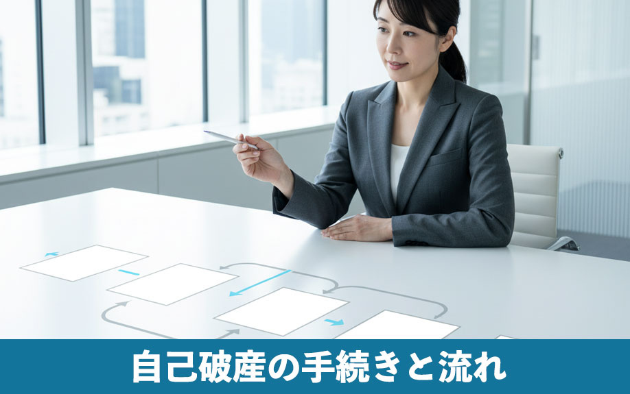 自己破産の手続きと流れ