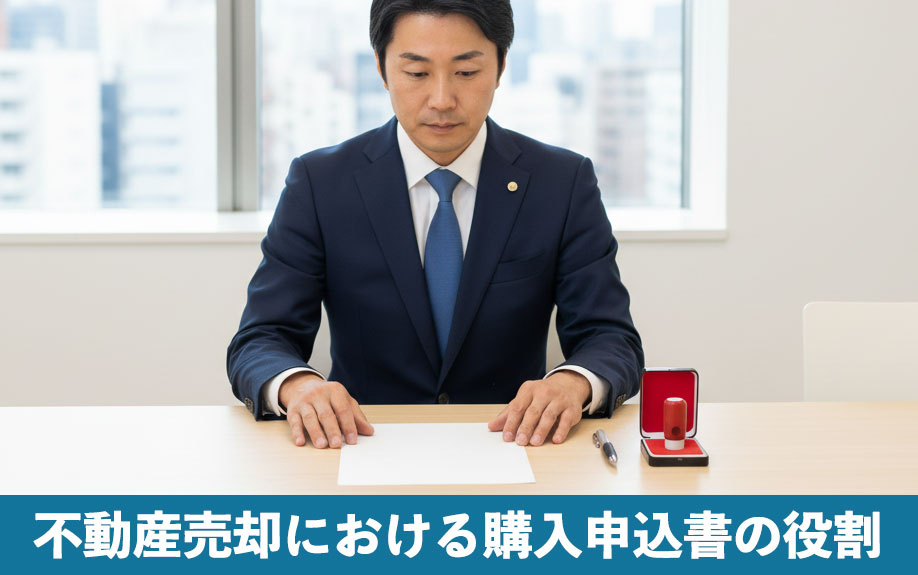 不動産売却における購入申込書の役割