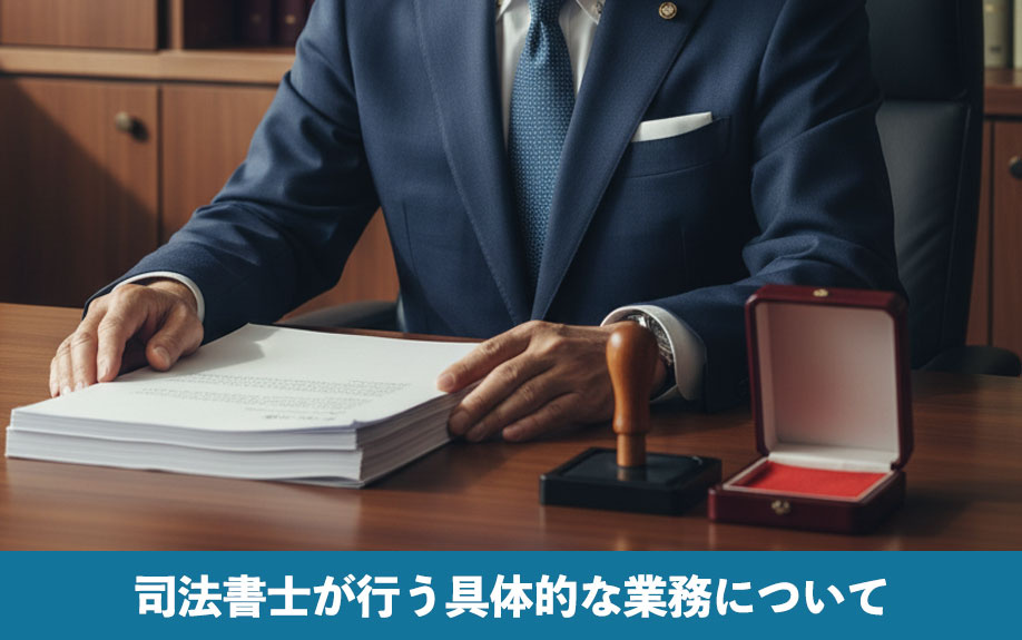 司法書士が行う具体的な業務について