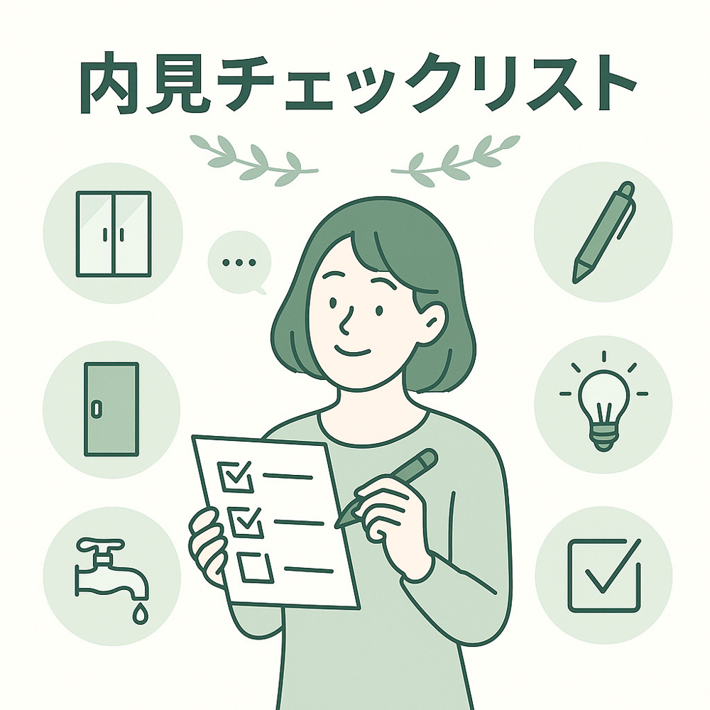 スマホ片手でOK！お部屋探しのための内見チェックリストの画像