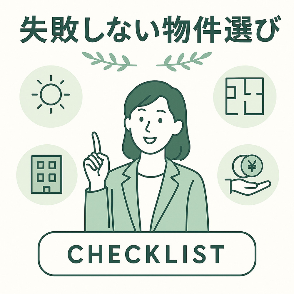 失敗しない物件選び｜プロが本音で教えるチェックポイントの画像
