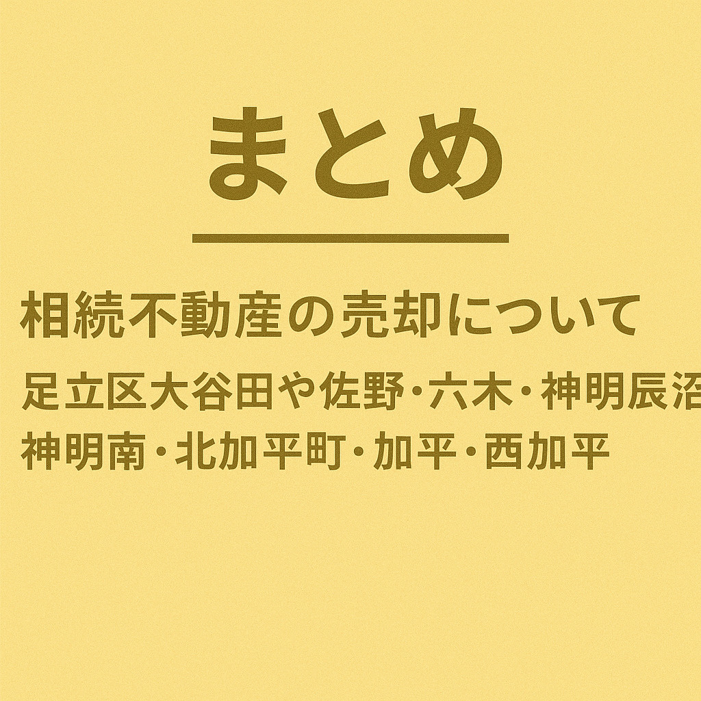 六月の相続不動産売却の総まとめを表現した希望感ある画像