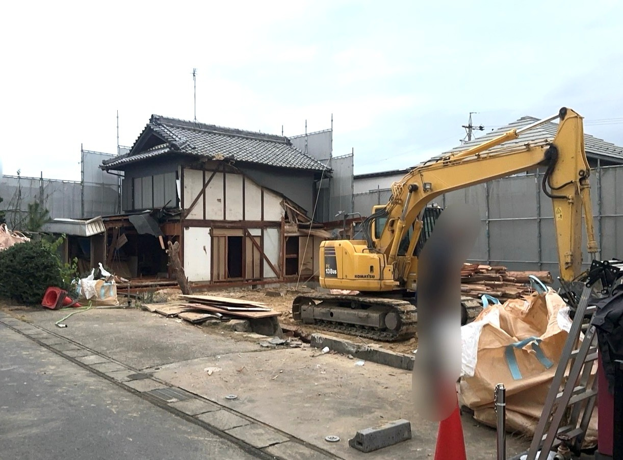 【津島市不動産売却】解体の画像