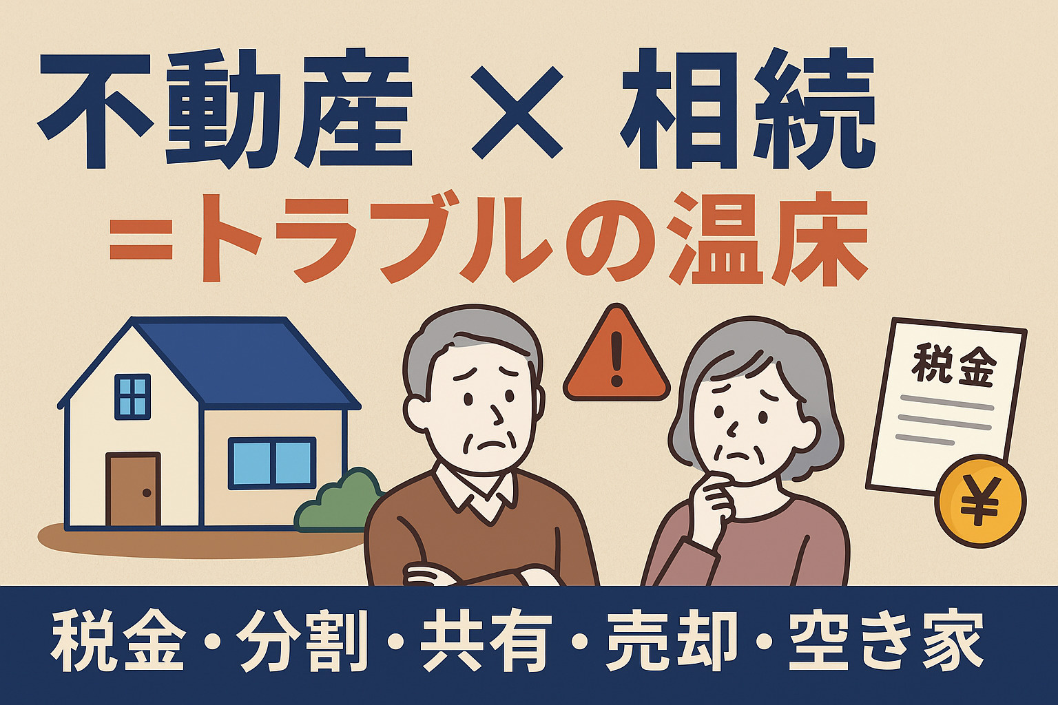 不動産がからむ相続の注意点とは？失敗例・税金・対策を徹底解説の画像