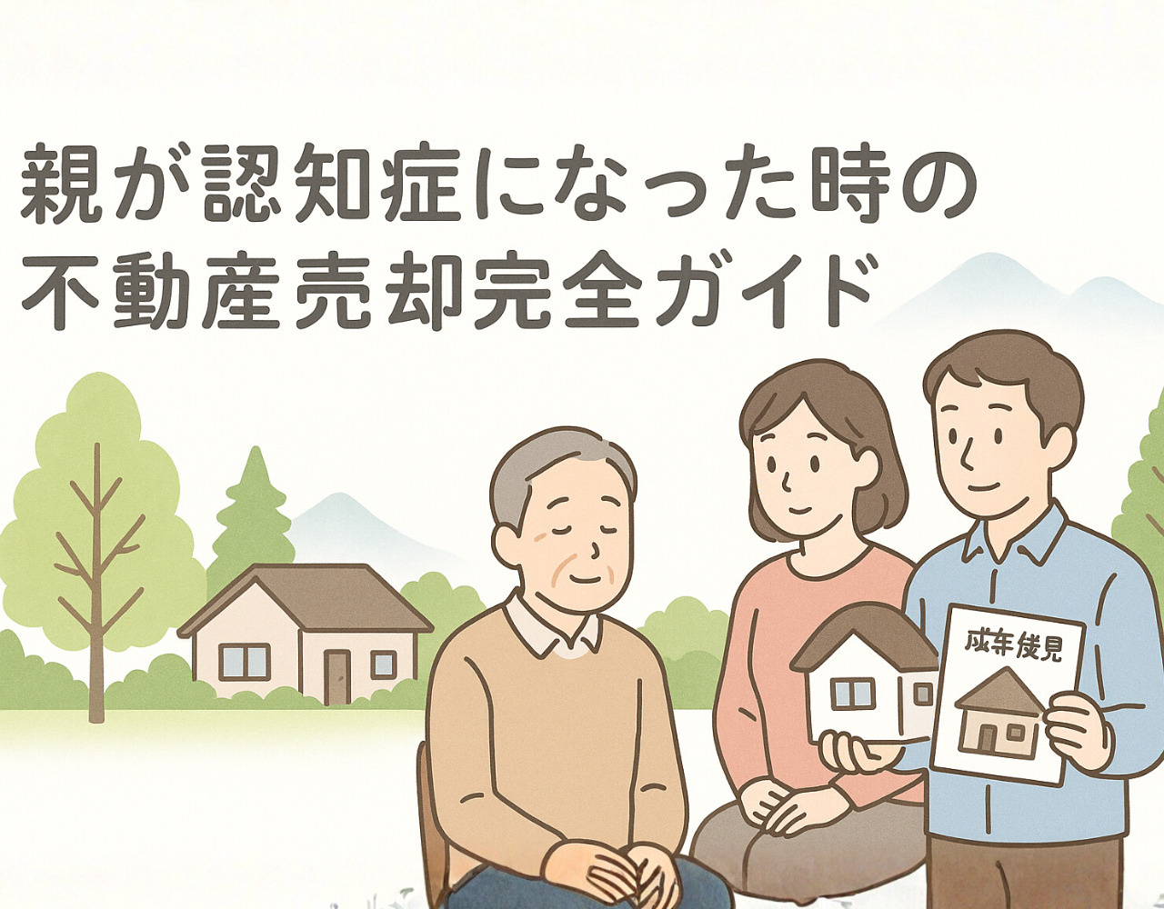 親が認知症になった時の不動産売却完全ガイド｜成年後見制度の手続きと注意点の画像