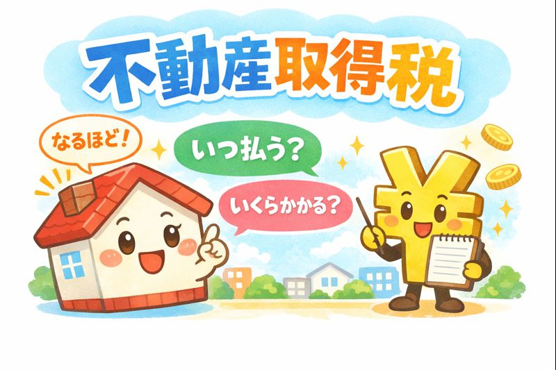 八代市で家を買う前に必ず知っておきたい“不動産取得税”の基本と注意点の画像