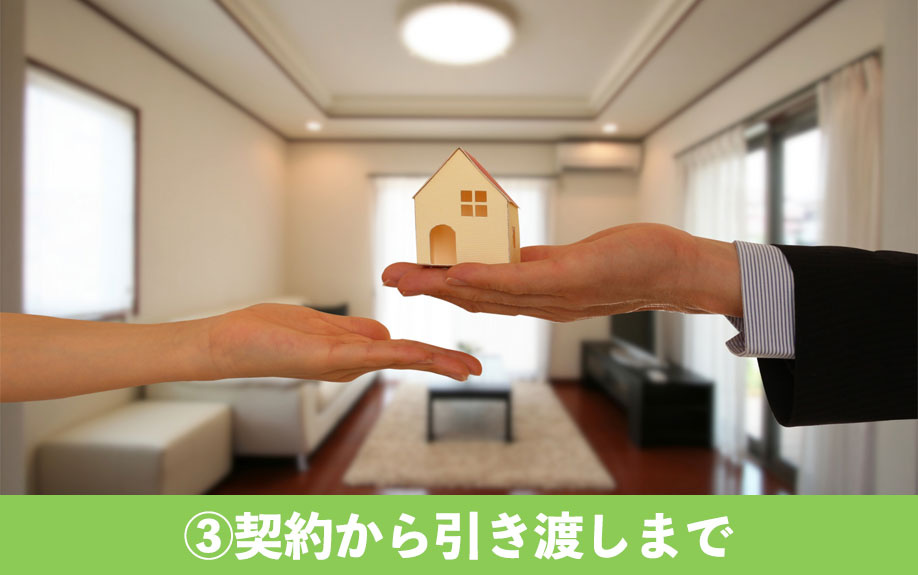 不動産売却の流れ③契約から引き渡しまで