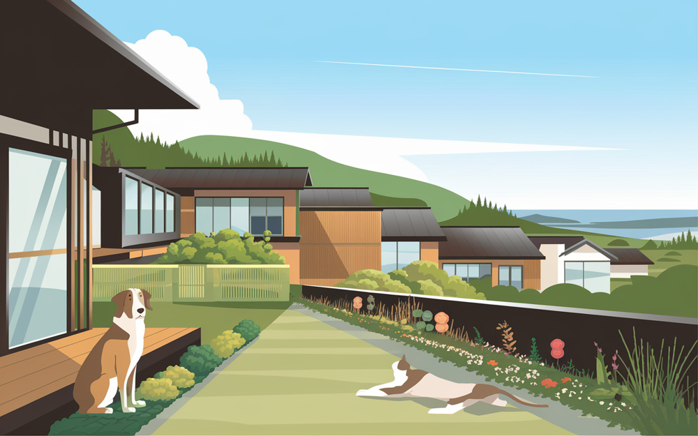 糸島でペットと自然に共生する暮らしとは？健康効果や生活アイデアも紹介の画像