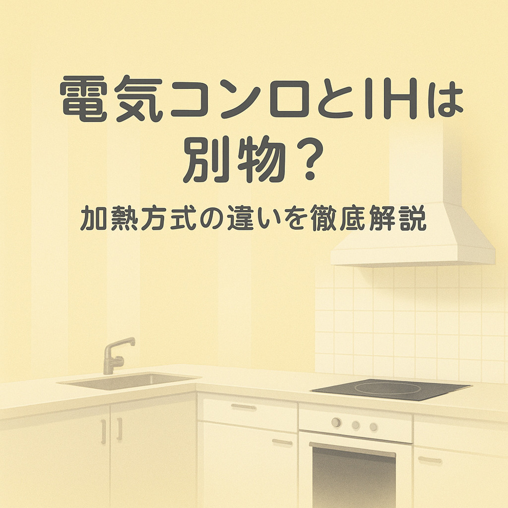 電気コンロとIHは別物？知らないと損する“加熱方式の違い”を名古屋の賃貸目線で解説！～名古屋 My賃貸～の画像