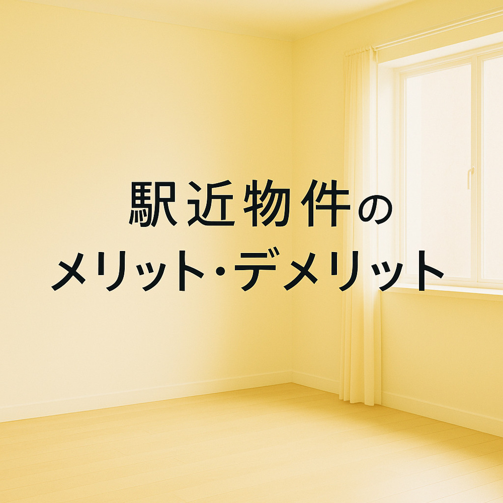 【名古屋 賃貸】駅近物件のメリット・デメリットを不動産屋が本音で解説！～名古屋 My賃貸～の画像
