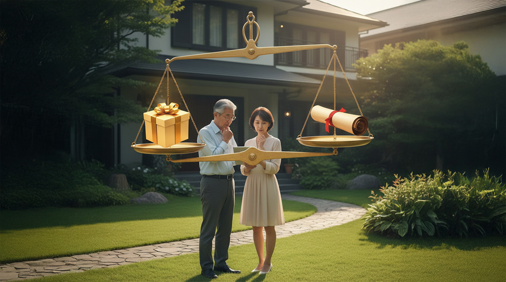 芦屋の不動産、生前贈与と相続どっちがお得？プロが教える判断基準と税金の落とし穴の画像