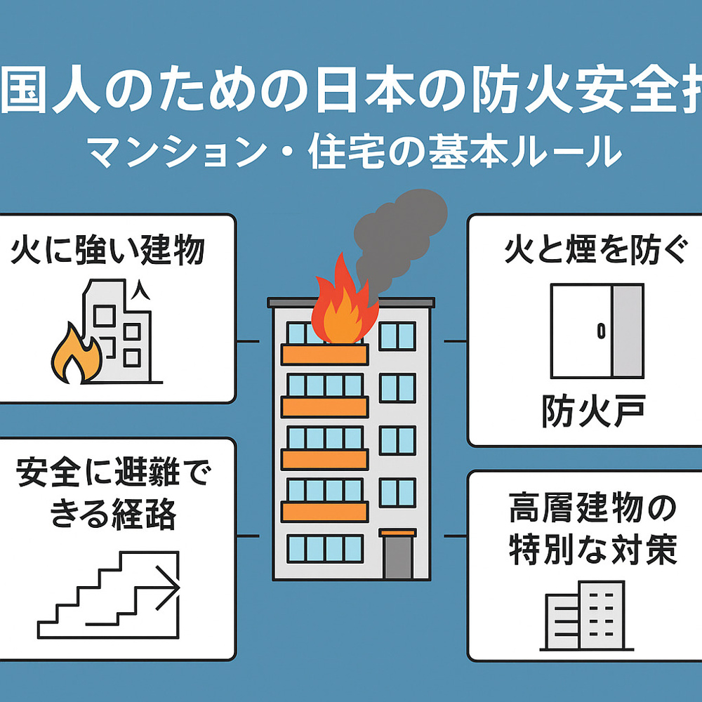 外国人のための日本の火災安全ガイド ーマンション・住宅の基本ルールの画像