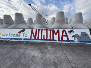 初の新島上陸☆離島へ出張の画像