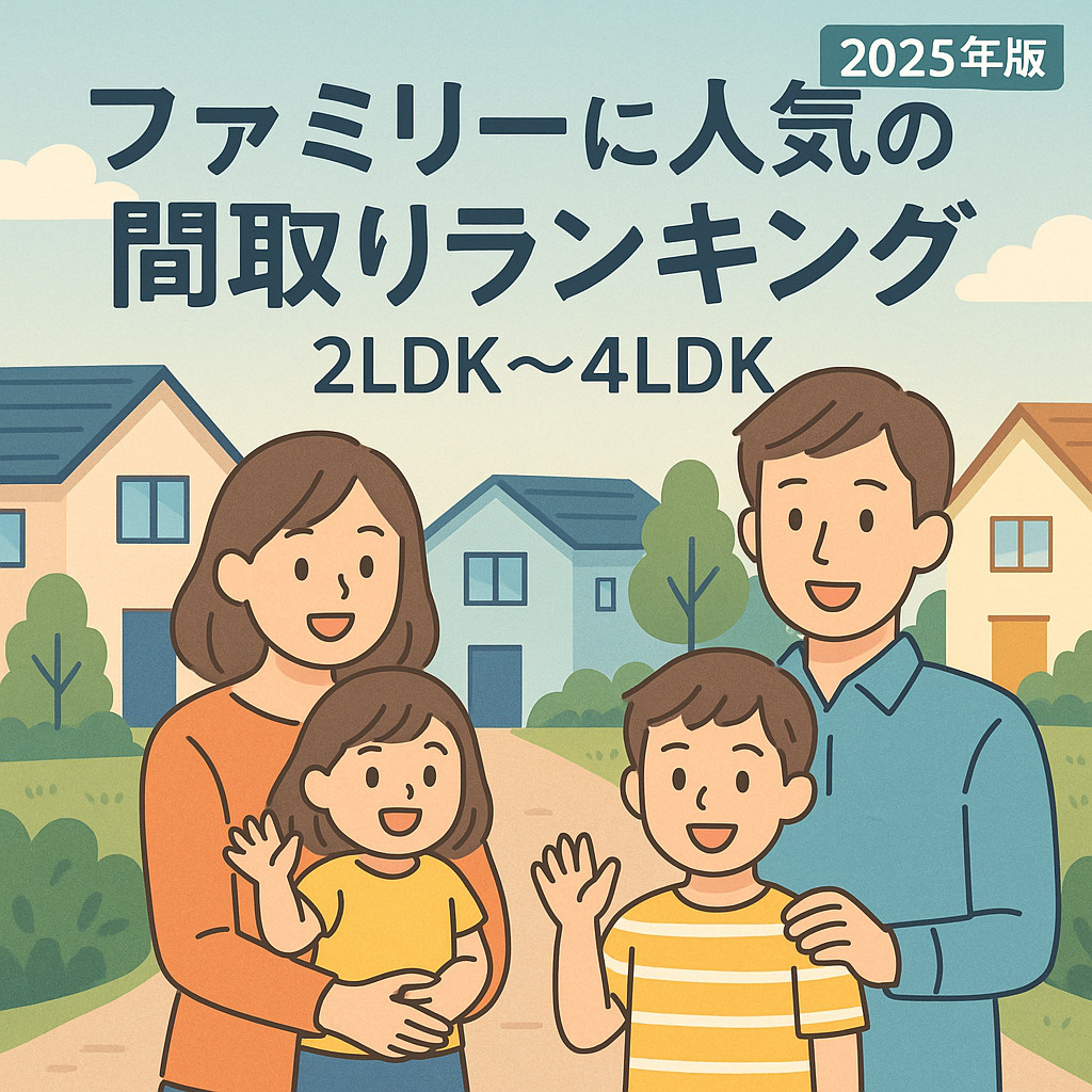 【行徳】2025年版|ファミリーに人気の間取りランキング(2LDK〜4LDK)の画像
