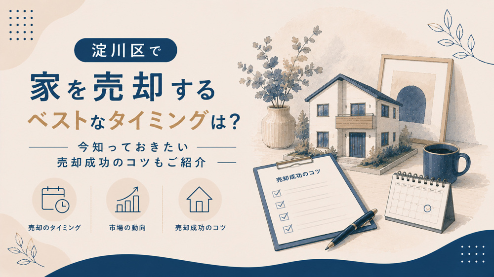淀川区で家を売却するベストなタイミングは？今知っておきたい売却成功のコツもご紹介の画像
