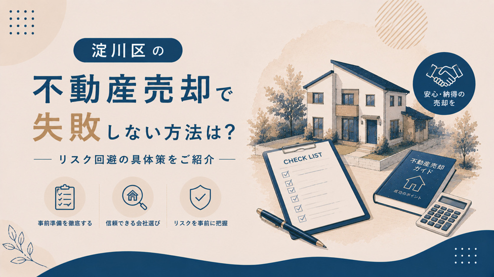 淀川区の不動産売却で失敗しない方法は？リスク回避の具体策をご紹介の画像