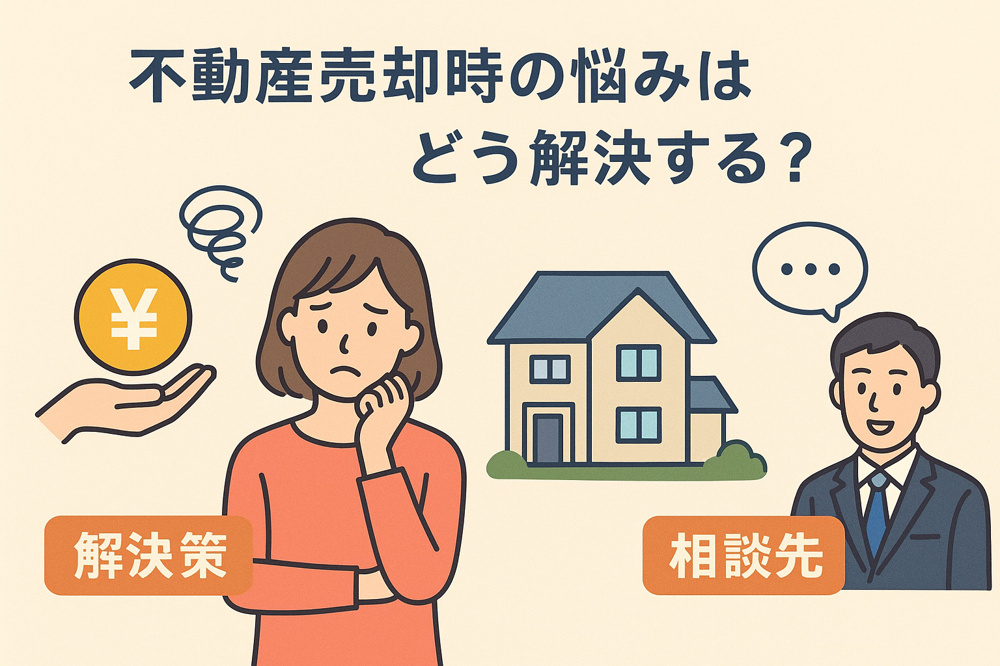 不動産売却時の悩みはどう解決する？解決策や相談先もわかりやすく紹介の画像