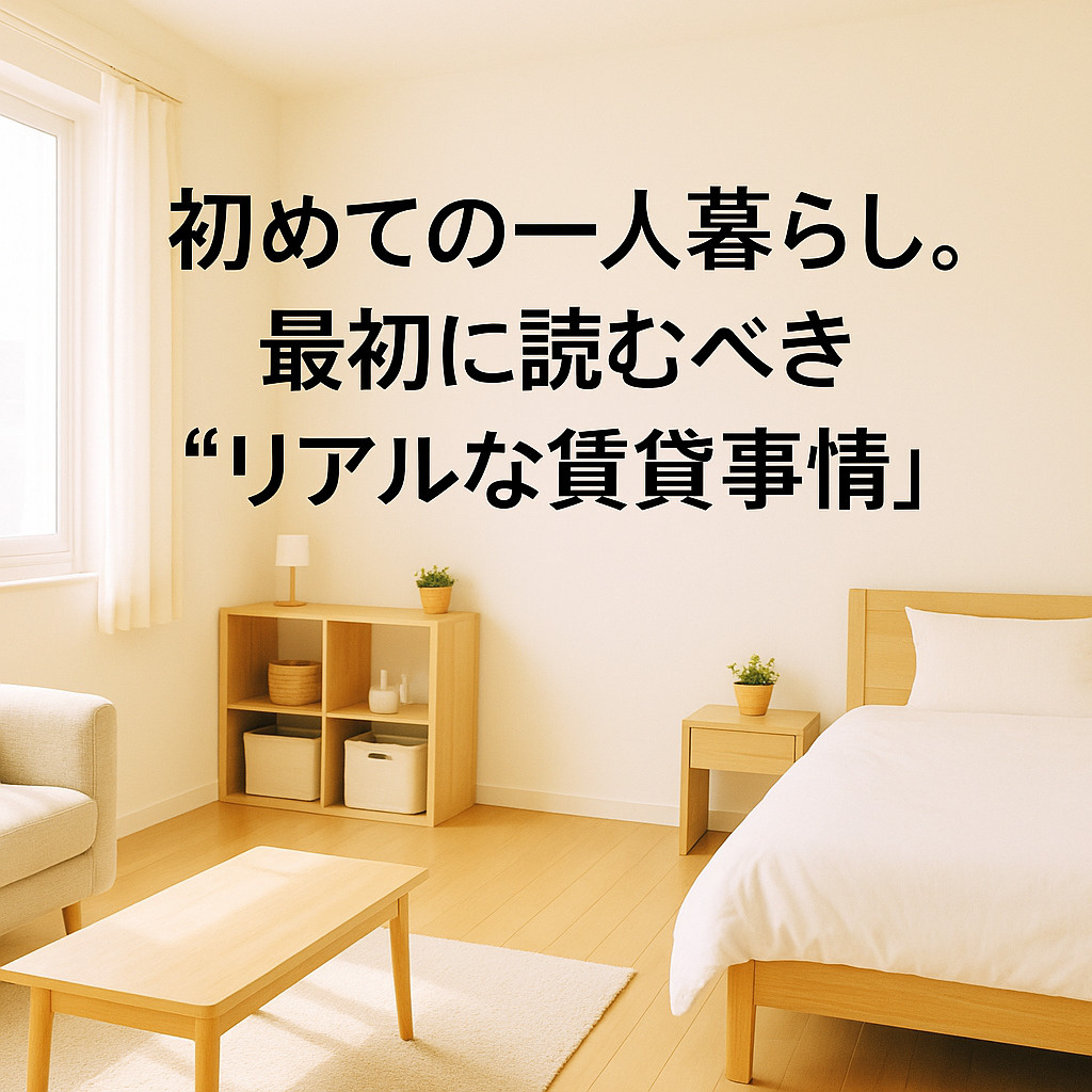 初めての一人暮らし。最初に読むべき“リアルな賃貸事情”～名古屋　My賃貸～の画像