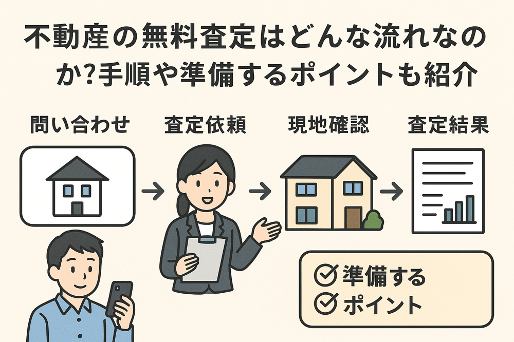 不動産の無料査定はどんな流れなのか？手順や準備するポイントも紹介の画像