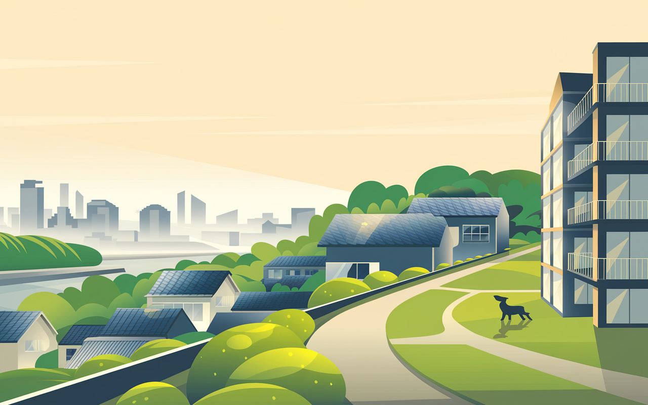 大阪市内と豊中市のエリア選びはどうする？ペット可賃貸の比較ポイントを紹介の画像