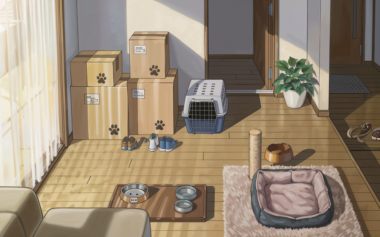 ペットと引っ越しする際のストレスはどう防ぐ？軽減方法と賃貸での工夫を紹介の画像