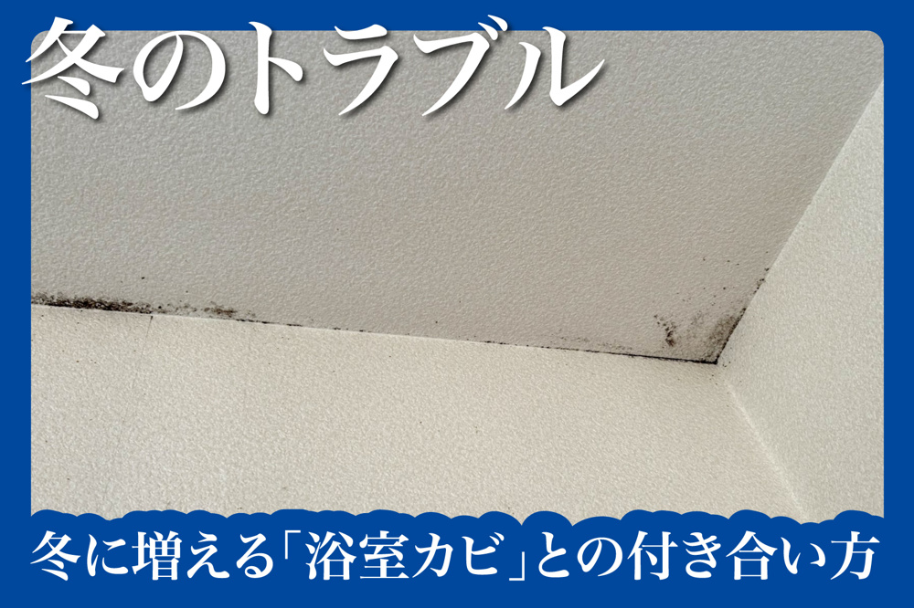 お湯でほっと一息…のはずが黒い点々！？──冬に増える「浴室カビ」との付き合い方の画像