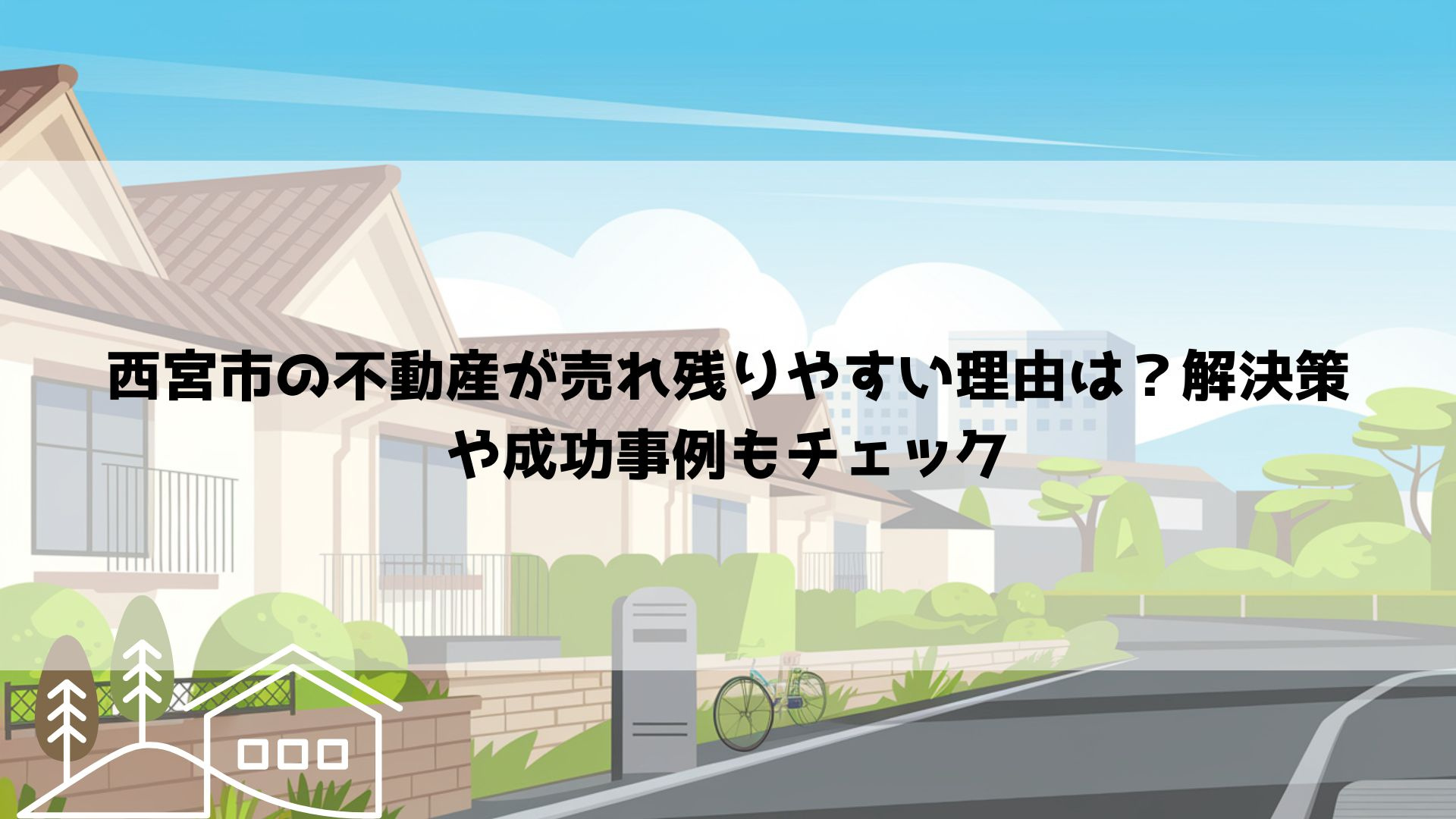西宮市の不動産が売れ残りやすい理由は？解決策や成功事例もチェックの画像