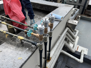 自動エア抜き弁取付の画像