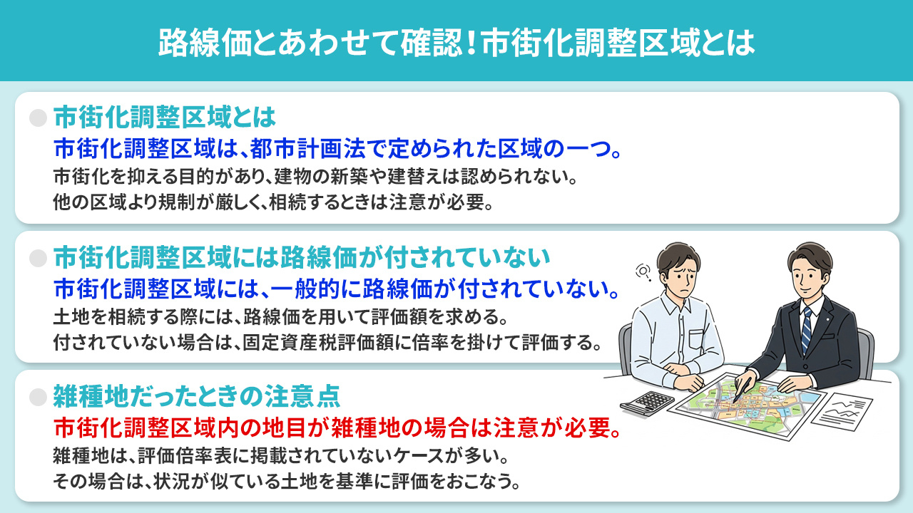 路線価とあわせて確認！市街化調整区域とは