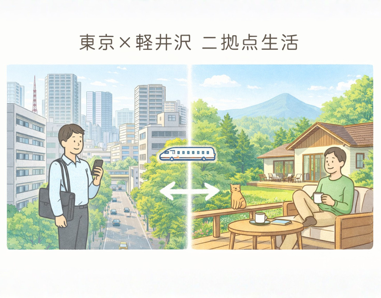 【26年最新】軽井沢に住むといくらかかる？二拠点生活に必要な費用を東京と比較してみたの画像