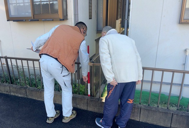 【弥富市不動産売却】境界立会いの画像