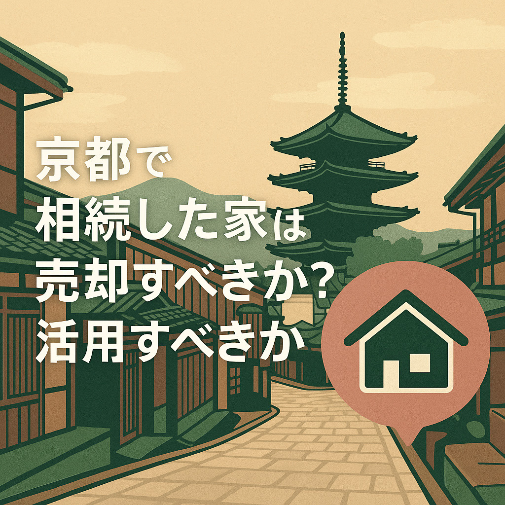 京都で相続した家は売却すべきか？活用すべきか？  ── 相続3年ルールと京都特有の事情から考える最適解の画像