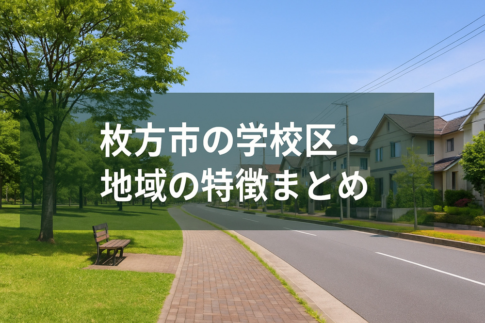 枚方市の学校区・地域の特徴まとめの画像