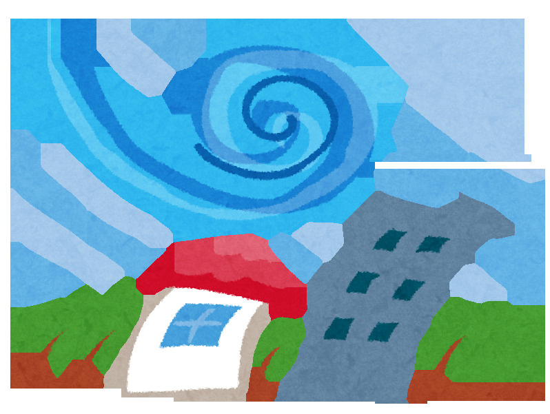 八代市のハザードマップの画像