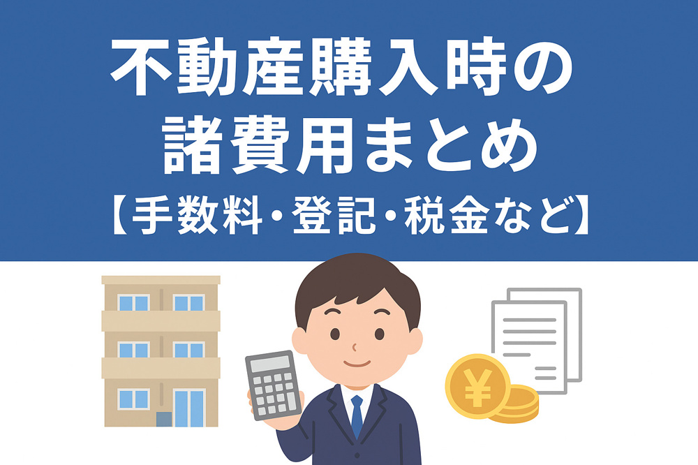 不動産購入時の諸費用まとめ！仲介手数料や住宅ローン費用の目安を解説の画像