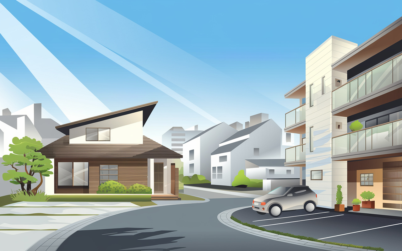 戸建とマンションどっちが快適？住み心地の違いを比較紹介の画像