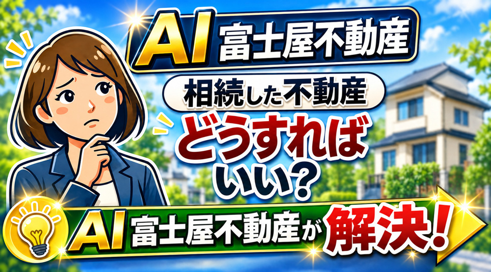 ＡＩ富士屋不動産が“不動産売却の悩み”を解決します。の画像