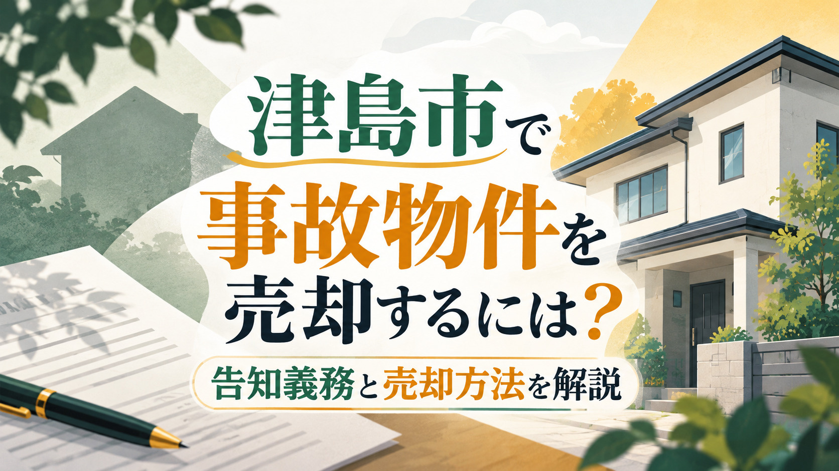 津島市で事故物件を売却するには？相続物件の注意点と告知・売却方法を解説の画像
