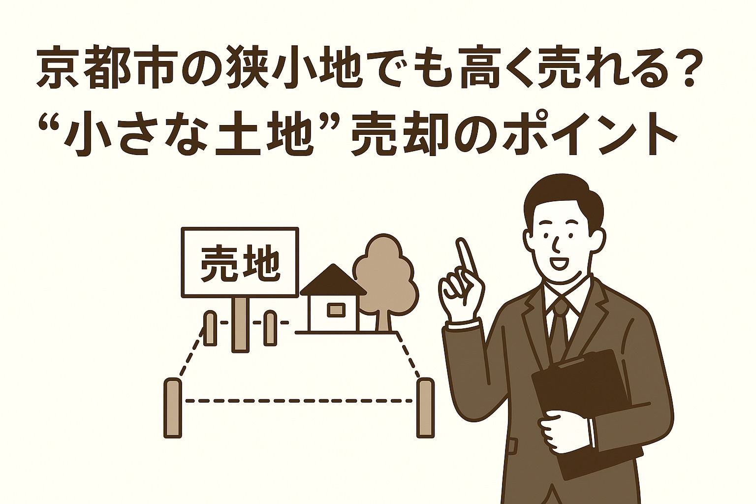 京都市の狭小地でも高く売れる？“小さな土地”売却のポイントを解説の画像