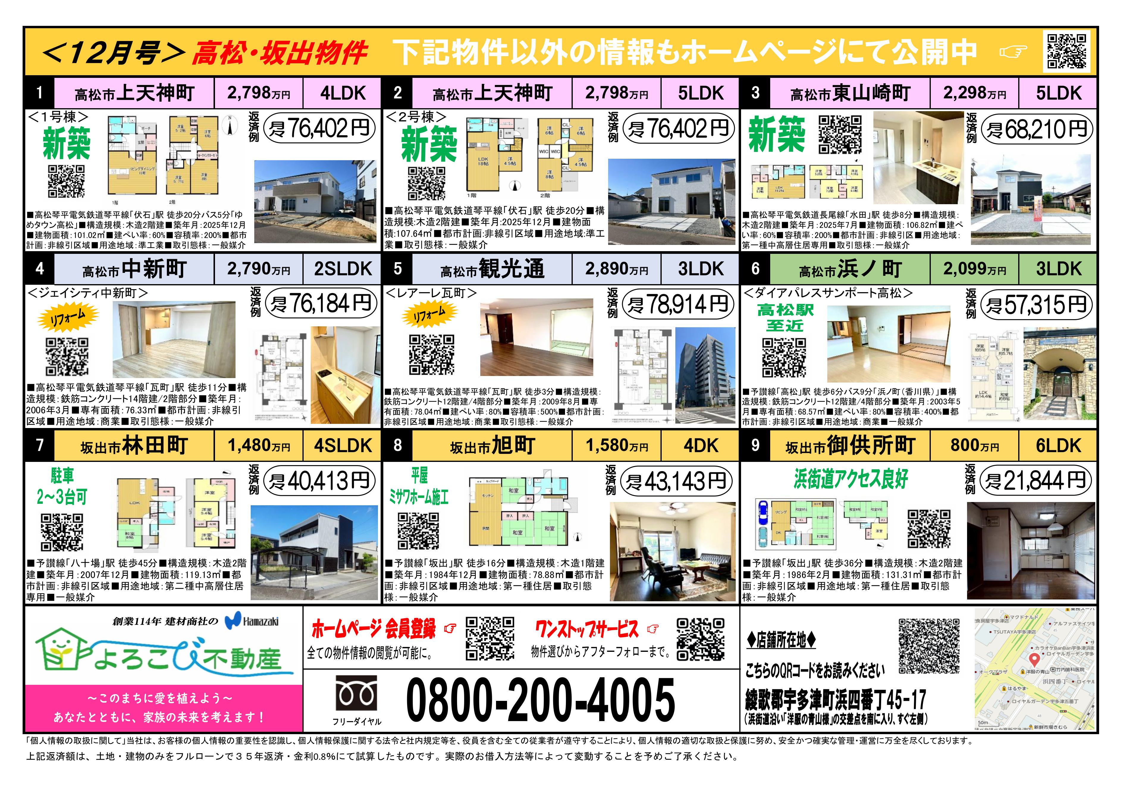 １２月号　チラシ　高松・坂出方面の画像