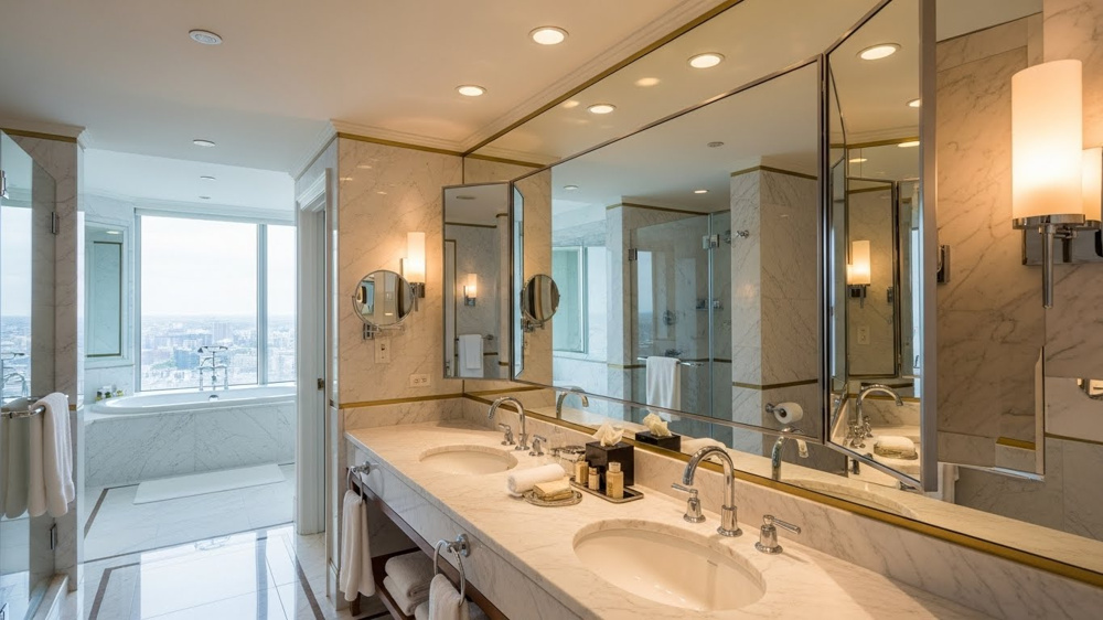 三面鏡の洗面台はやっぱり人気？使い方やメリットデメリットまで解説！の画像