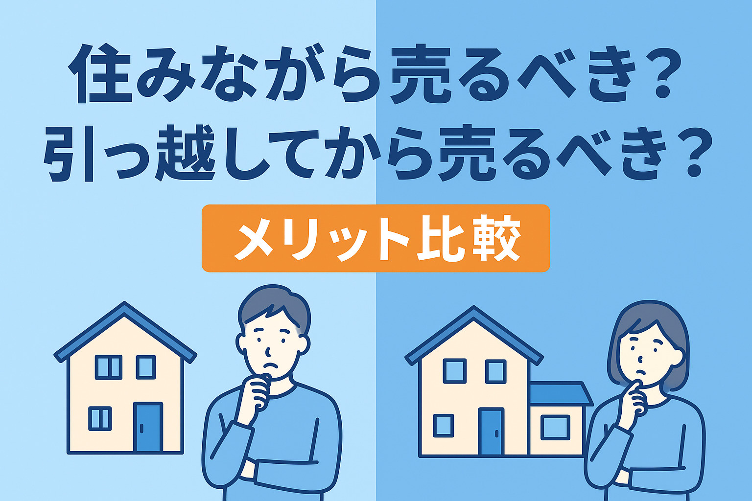 【後悔しない家の売り方】住みながら VS 空き家…どちらが高く売れる？の画像