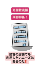 更屋敷店舗　成約御礼！の画像