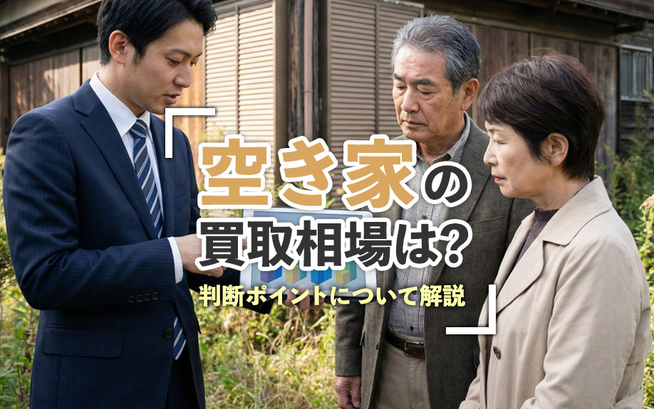 空き家の買取相場は？判断ポイントについて解説の画像